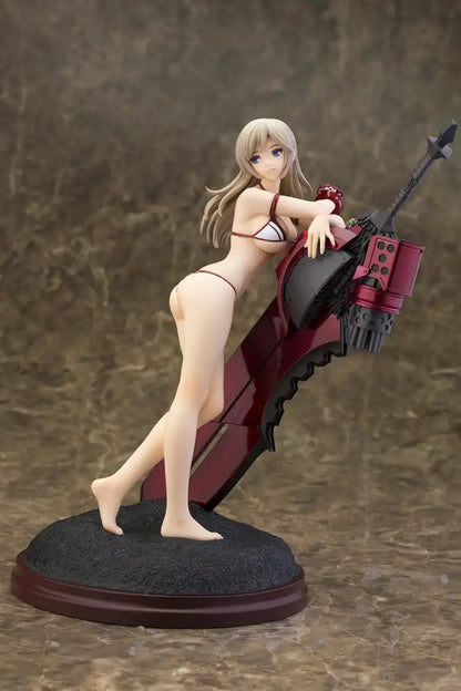 Alphamax God Eater 2 Alisa Illinichina Amiera White Swimsuit Ver. 1/8 Scale Pvc Figure Japan- Japan Figure Store - #1 Bring To You The Best Japanese Goods