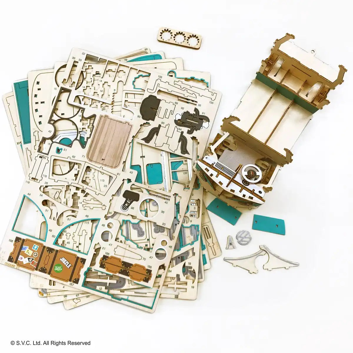 A-ZONE - Wodden Art Ki-Gu-Mi Volkswagen T1 Camper Van- Japan Figure Store - #1 Bring To You The Best Japanese Goods