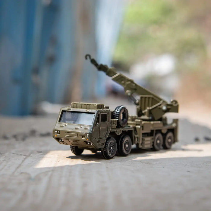 Takara Tomy Tomica Long Series 141 Jgsdf Heavy Wheel Recovery Vehicle Military Model- Japan Figure Store - #1 Bring To You The Best Japanese Goods
