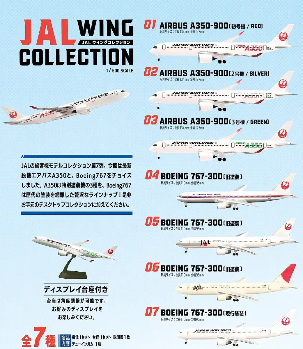 F-Toys Confect Jal Wing Collection 7 10Pc Candy Toy/Gum - Japan- Japan Figure Store - #1 Bring To You The Best Japanese Goods
