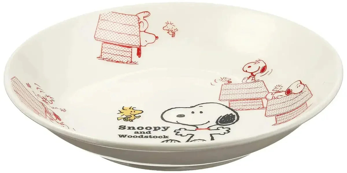 Kaneshotouki Peanuts Snoopy Snoopy House Curry Plate 19cm 603135- Japan Figure Store - #1 Bring To You The Best Japanese Goods