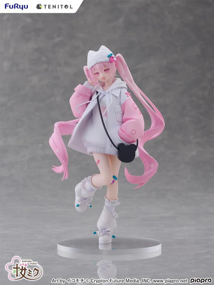 Fuyu Tenitol Sakura Miku Cool Style Petit Figure 7.5 Inches Painted Plastic Model Vendor
