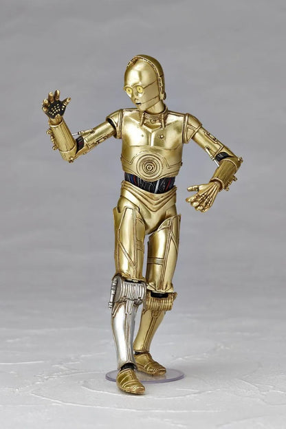 Kaiyodo Star Wars Revoltech C-3PO Action Figure ABS PVC Painted