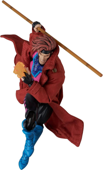 MEDICOM TOY MAFEX No 287 Gambit Comic Variant Version Action Figure 6.3 Inches