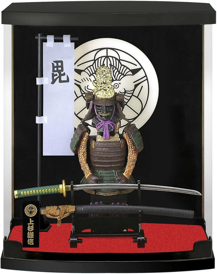 Meister Japan Sengoku Samurai Armor Figure Uesugi Kenshin with Sword Case