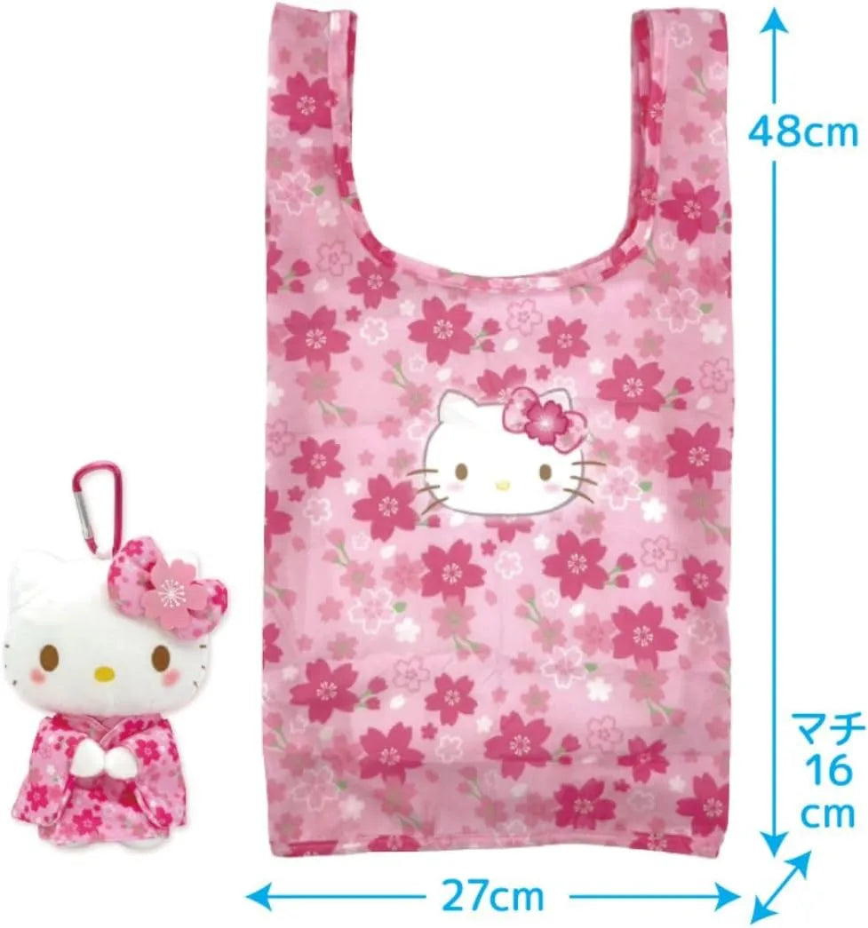 Nakajima Corporation Hello Kitty Plush Eco Bag Kimono Collection