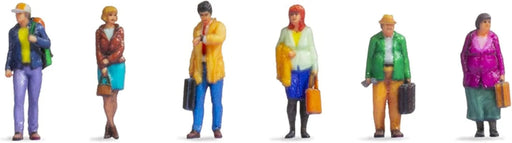 Rokuhan Z Gauge 1/220 Scale Small Passenger Figure for Diorama