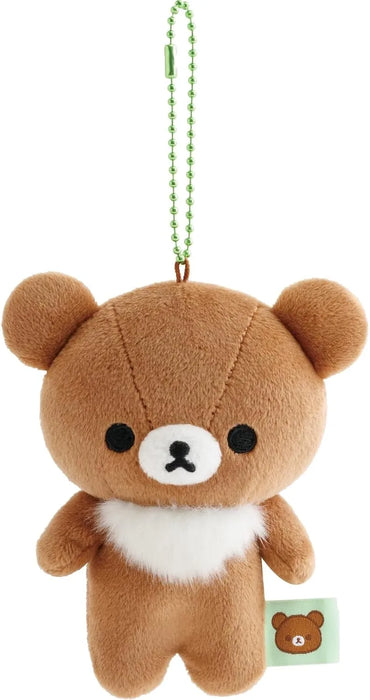 San-X Rilakkuma Mochi Hanging Plush Toy Plushie - Brown Bear
 - 4974413889148
