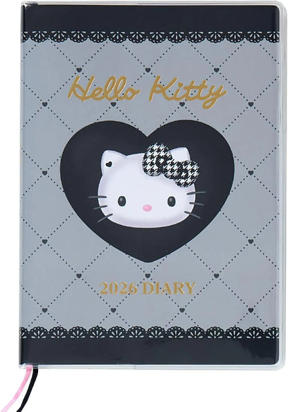 Sanrio B6 Diary Block Type 2026 My Melody Planner Notebook - 2-Black
 - 4550624623391