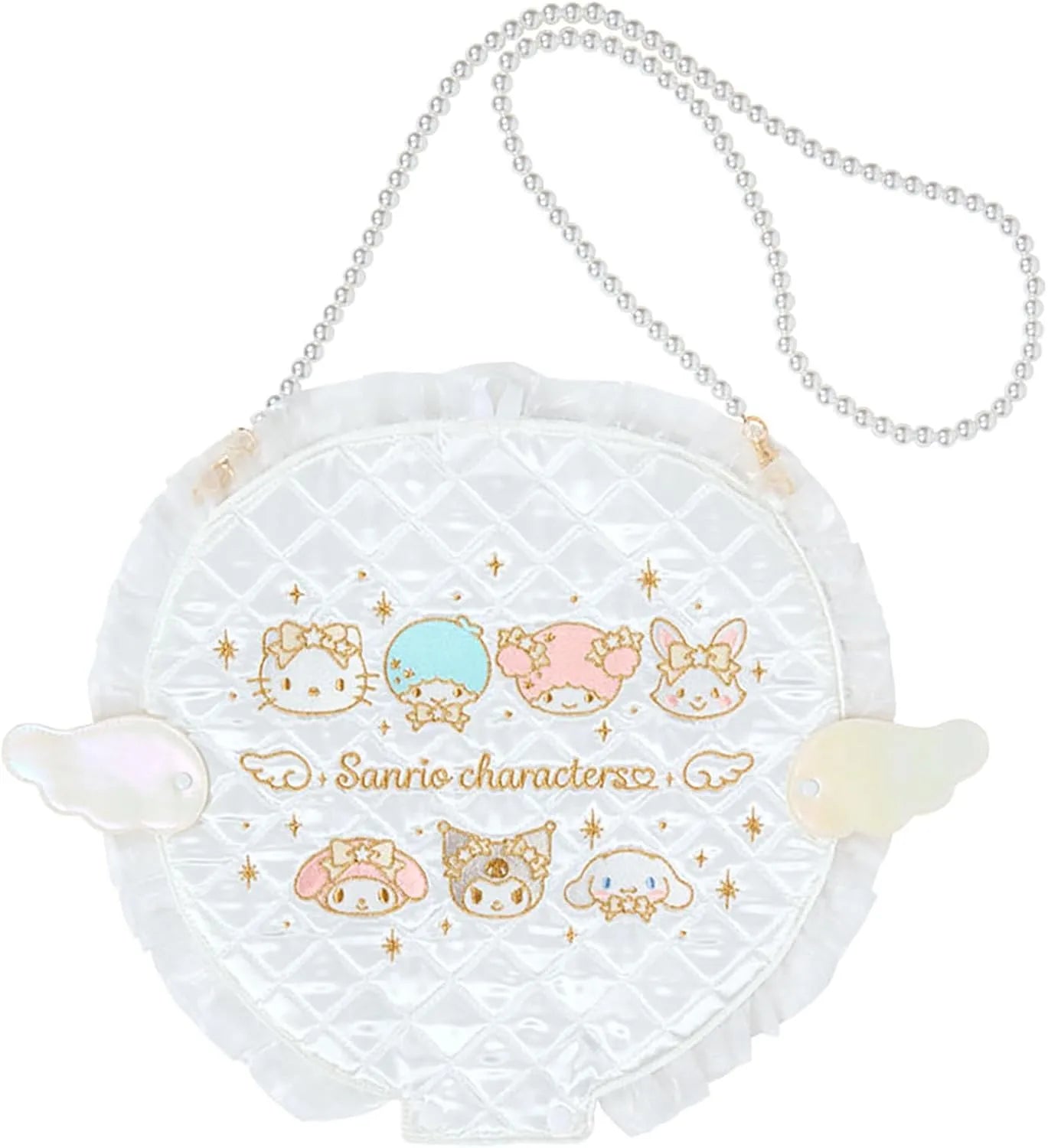 Sanrio Uchiwa Case Enjoy Idol Pure White Angel Sanrio Characters Accessory