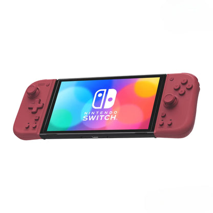 Holi Nintendo Licensed Apricot Red Switch Grip Controller W/ Continuous Fire & Hold Function - Japan- Japan Figure Store - #1 Bring To You The Best Japanese Goods