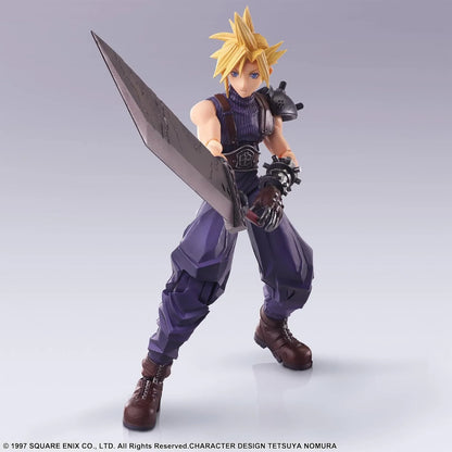 Square Enix Final Fantasy VII Cloud Strife Bling Arts Figure