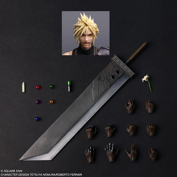 Square Enix Final Fantasy VII Reverse Play Arts Cloud Strife Figure