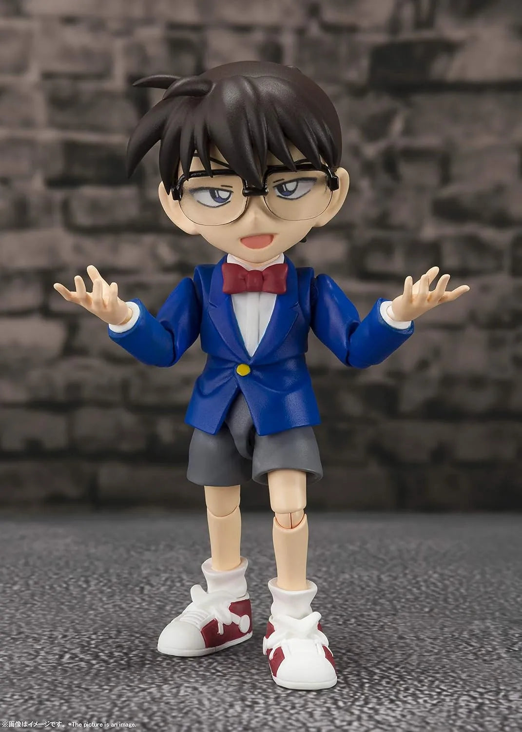 Tamashii Nations Detective Conan Edogawa Chase Version PVC Figure