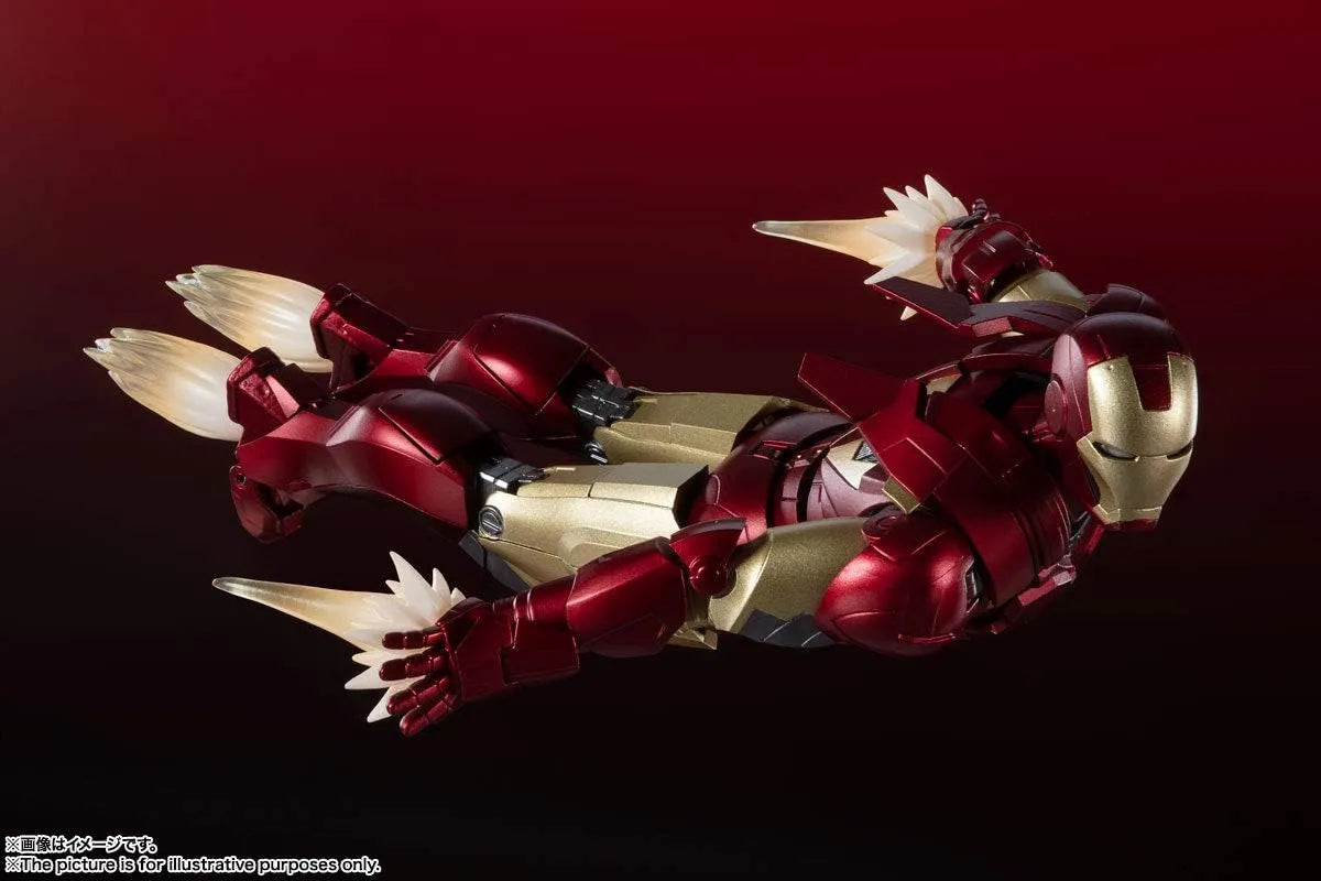 Tamashii Nations Iron Man Mark 6 Battle Damage Edition Figure PVC