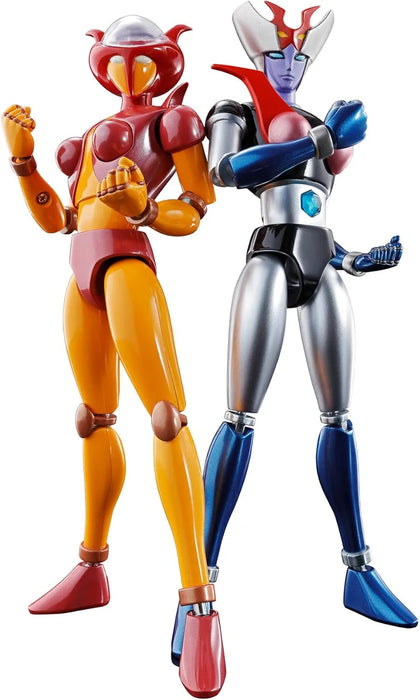 Tamashii Nations Mazinger Z Aphrodai A vs Minerva X Figure 6.3in