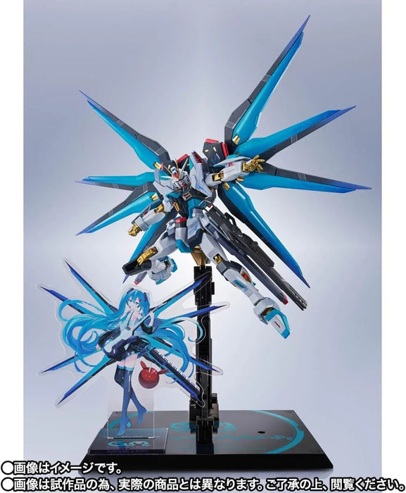 Tamashii Nations Metal Robot Spirits Strike Freedom Gundam Miku Ver PVC
