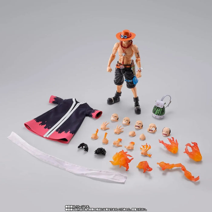 Tamashii Nations One Piece Portgas D Ace Fire Fist Action Figure