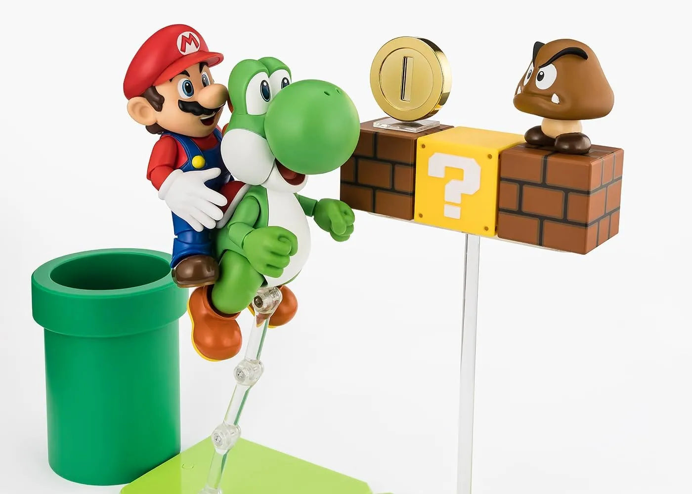 Tamashii Nations S.H. Figuarts Super Mario Play Set ABS PVC Figure