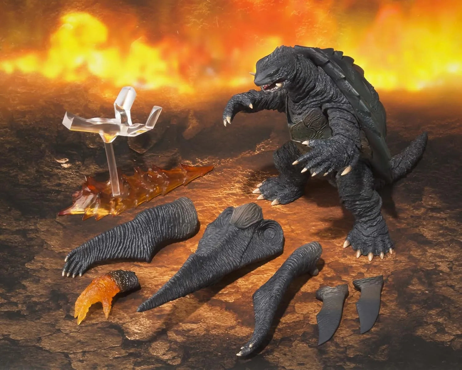 Tamashii Nations SH MonsterArts Gamera 1999 PVC Painted Figure