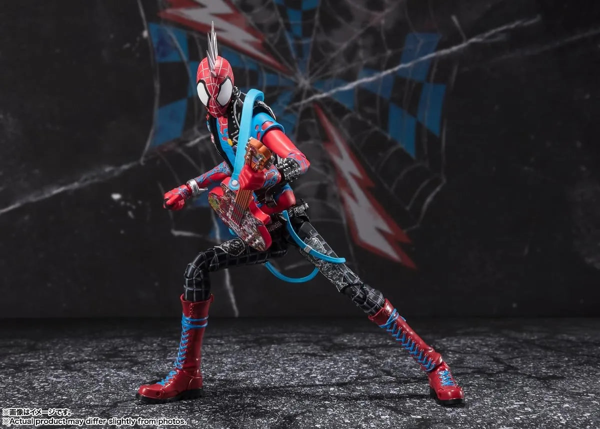 Tamashii Nations Spider-Punk Figure 6.9 Inch PVC ABS Pre-painted