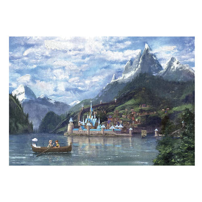 TENYO D1000-088 Jigsaw Puzzle Disney Frozen Boating In Arendelle 1000 Pieces- Japan Figure Store - #1 Bring To You The Best Japanese Goods