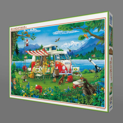 APPLEONE Jigsaw Puzzle 1000-839 Hiroyuki Tanikawa Camping Holiday 1000 Pieces- Japan Figure Store - #1 Bring To You The Best Japanese Goods