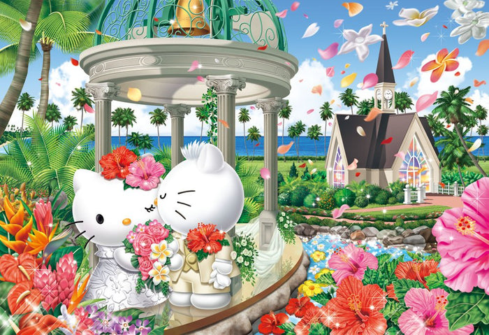 BEVERLY Jigsaw Puzzle 31-395 Sanrio Hello Kitty Hawaiian Wedding 1000 Pieces- Japan Figure Store - #1 Bring To You The Best Japanese Goods