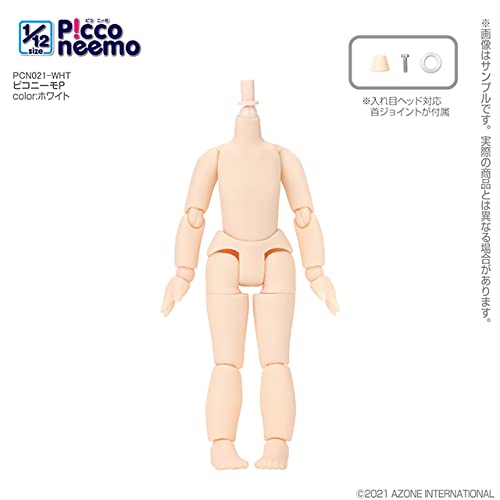 Azone International 1/12 Piconeemo Body P White Japan- Japan Figure Store - #1 Bring To You The Best Japanese Goods