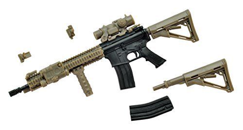 1/12 Little Armory La037 M4a1 Sopmod Block 2 Type Plastic Model