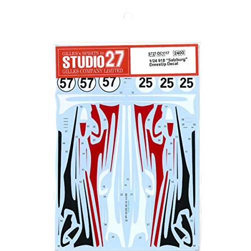 Studio27 St27 Dc1117 Porsche 918 Salzburg Dress Up Decal For Revell 1/24 Decal For Car Model- Japan Figure Store - #1 Bring To You The Best Japanese Goods