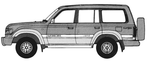 Fujimi Model 1/24 Pass Series No.21 Toyota Land Cruiser 80 Japan Plastic Model- Japan Figure Store - #1 Bring To You The Best Japanese Goods