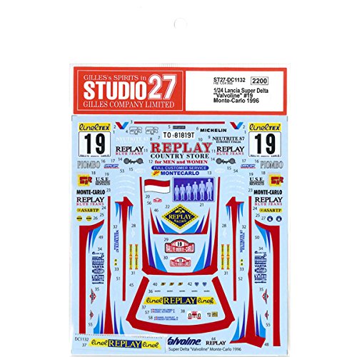 Studio27 St27 Dc1132 Lancia Super Delta Valvoline Monte-Carlo 1996 Decal For Hasegawa 1/24 Car Decal- Japan Figure Store - #1 Bring To You The Best Japanese Goods