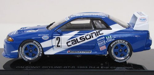 EBBRO 44646 Calsonic Skyline Gt-R R32 1993 Rd.4 Fuji Champion 1/43 Scale- Japan Figure Store - #1 Bring To You The Best Japanese Goods
