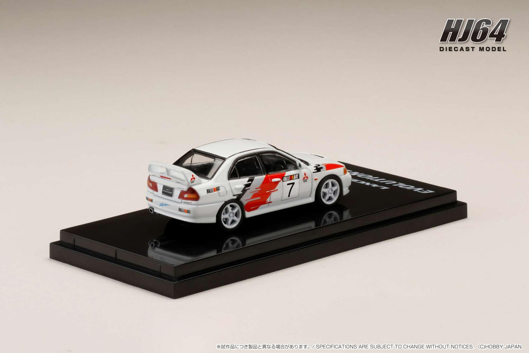 1/64 Hobby Japan Mitsubishi Lancer GSR Evo IV Gr.A Rally Scotia White- Japan Figure Store - #1 Bring To You The Best Japanese Goods