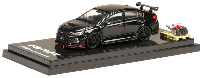 1/64 Hobby Japan Subaru WRX STI RA-R Optional Car Black Silica- Japan Figure Store - #1 Bring To You The Best Japanese Goods