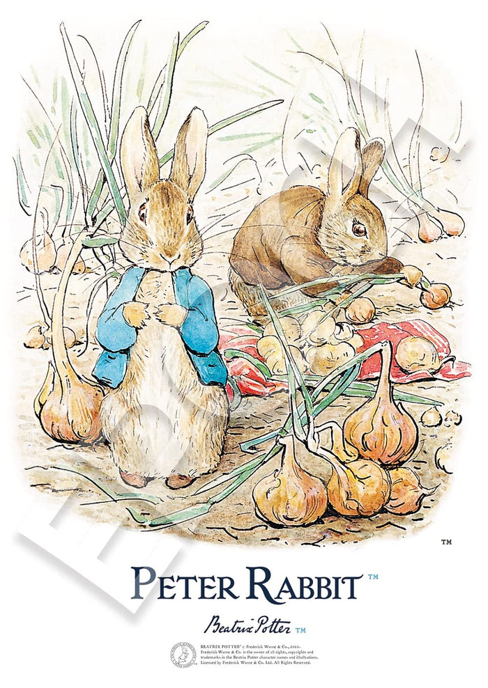 216 Piece Jigsaw Puzzle Peter Rabbit Artworks Of Beatrix Potter ™ Two In The Onion Field Small Piece (18.2X25.7Cm)- Japan Figure Store - #1 Bring To You The Best Japanese Goods