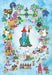 Yanoman 300 Piece Moomin Wreath Jigsaw Puzzle 26X38Cm- Japan Figure Store - #1 Bring To You The Best Japanese Goods