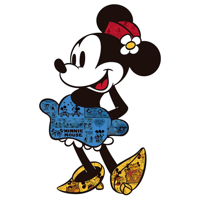 Yanoman 304Pc Jigsaw Puzzle Silhouette Minnie Mouse 30.6X48.1Cm Japan- Japan Figure Store - #1 Bring To You The Best Japanese Goods