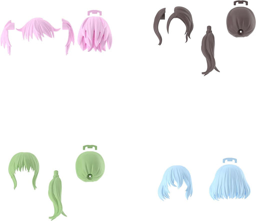 Bandai Spirits 30Ms Optional Hairstyle Vol.9 Model 4 Types Color-Coded Plastic Box- Japan Figure Store - #1 Bring To You The Best Japanese Goods