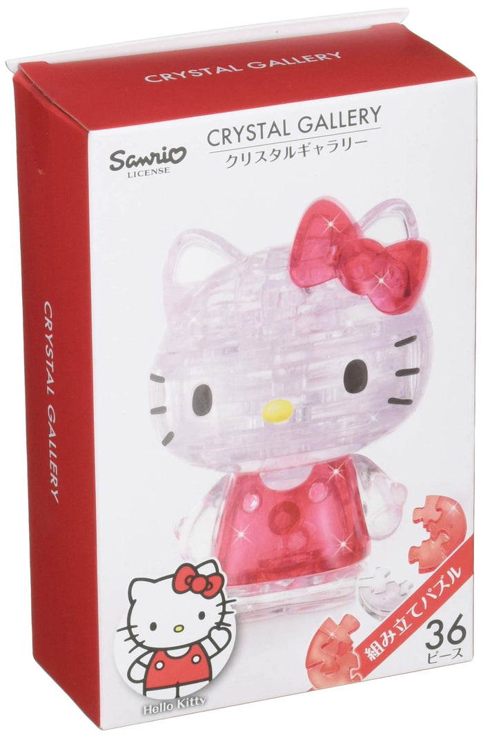 Hanayama Crystal Gallery 3D Puzzle Sanrio Hello Kitty 36 Pieces Japanese 3D Puzzle Figure- Japan Figure Store - #1 Bring To You The Best Japanese Goods