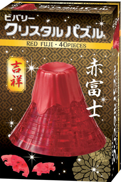 BEVERLY Crystal 3D Puzzle 50206 Mt. Fuji Red- Japan Figure Store - #1 Bring To You The Best Japanese Goods