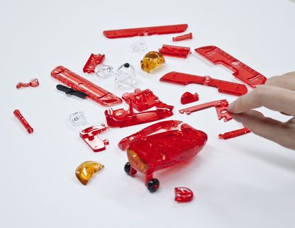 Beverly Crystal 3D Puzzle 50182 Peanuts Snoopy Flying Ace 3D Crystal Snoopy Puzzle- Japan Figure Store - #1 Bring To You The Best Japanese Goods