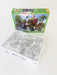 Beverly Jigsaw Puzzle 40-006 Tyrannosaurus Rex Vs Mosasaurus (40 L-Pieces) Dinosaur Puzzle- Japan Figure Store - #1 Bring To You The Best Japanese Goods