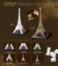Ensky Kmp-02 3D Jigsaw Puzzle Paint Eiffel Tower (47 Pieces) Eiffel Tower 3D Puzzle- Japan Figure Store - #1 Bring To You The Best Japanese Goods