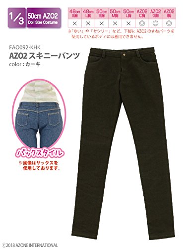 AZONE Fao092-Khk Azo2 Skinny Pants Khaki- Japan Figure Store - #1 Bring To You The Best Japanese Goods