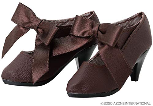 50 Classical Ribbon Shoes Dark Brown For 1/3 Scale (For Dolls)- Japan Figure Store - #1 Bring To You The Best Japanese Goods