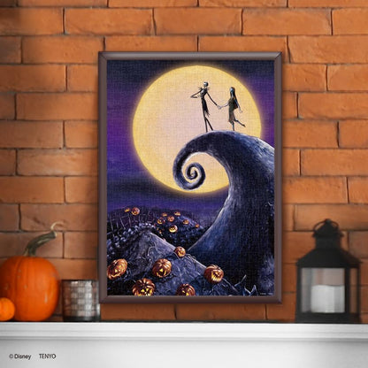 Tenyo 500pc Flash Magic Jigsaw Puzzle Disney Nightmare B4 Xmas 35x49cm- Japan Figure Store - #1 Bring To You The Best Japanese Goods