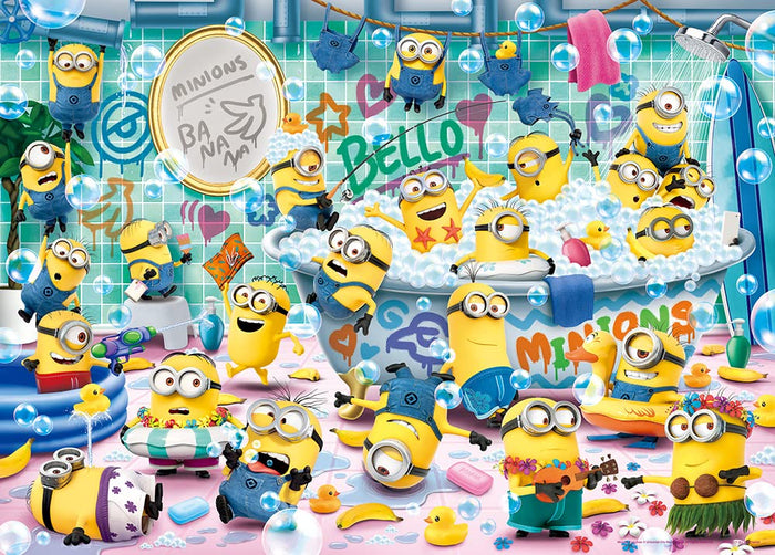 YANOMAN 05-1064 Jigsaw Puzzle Minions Fun Bath Time 500 Pieces- Japan Figure Store - #1 Bring To You The Best Japanese Goods
