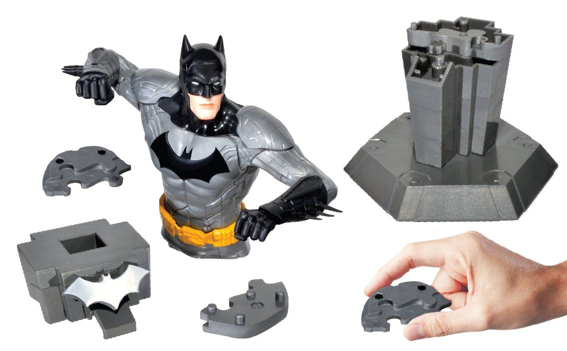 Beverly Car Puzzle 3D Cp3-014 Batman (53 Pieces) 3D Batman Jigsaw Puzzle Toys- Japan Figure Store - #1 Bring To You The Best Japanese Goods